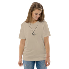 Load image into Gallery viewer, Moon and Crystals MAC33 - Unisex organic cotton t-shirt