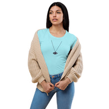 Load image into Gallery viewer, Glowing Eye GE5 - Women’s fitted t-shirt