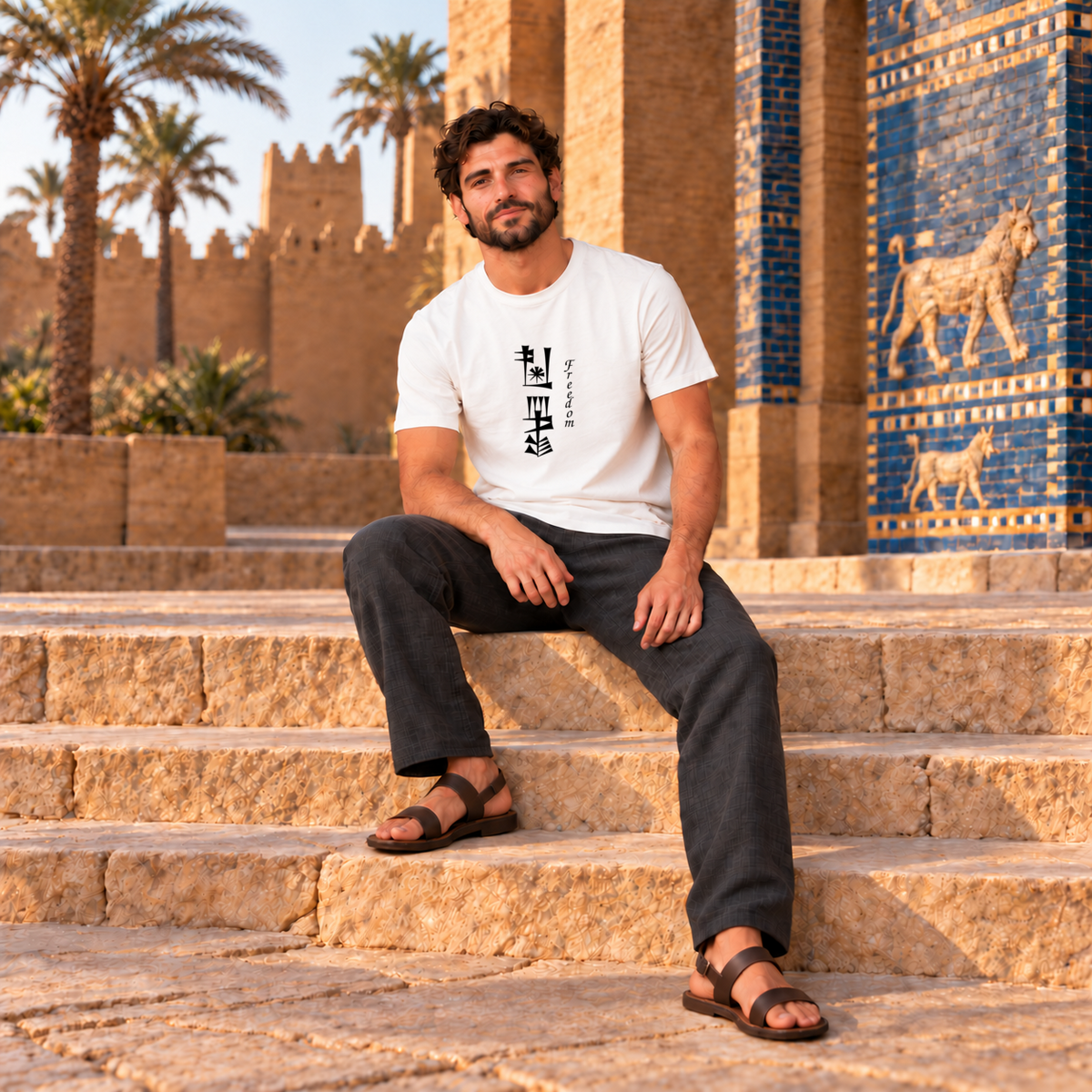 Return to Freedom – AMA-GI Cuneiform T-Shirt