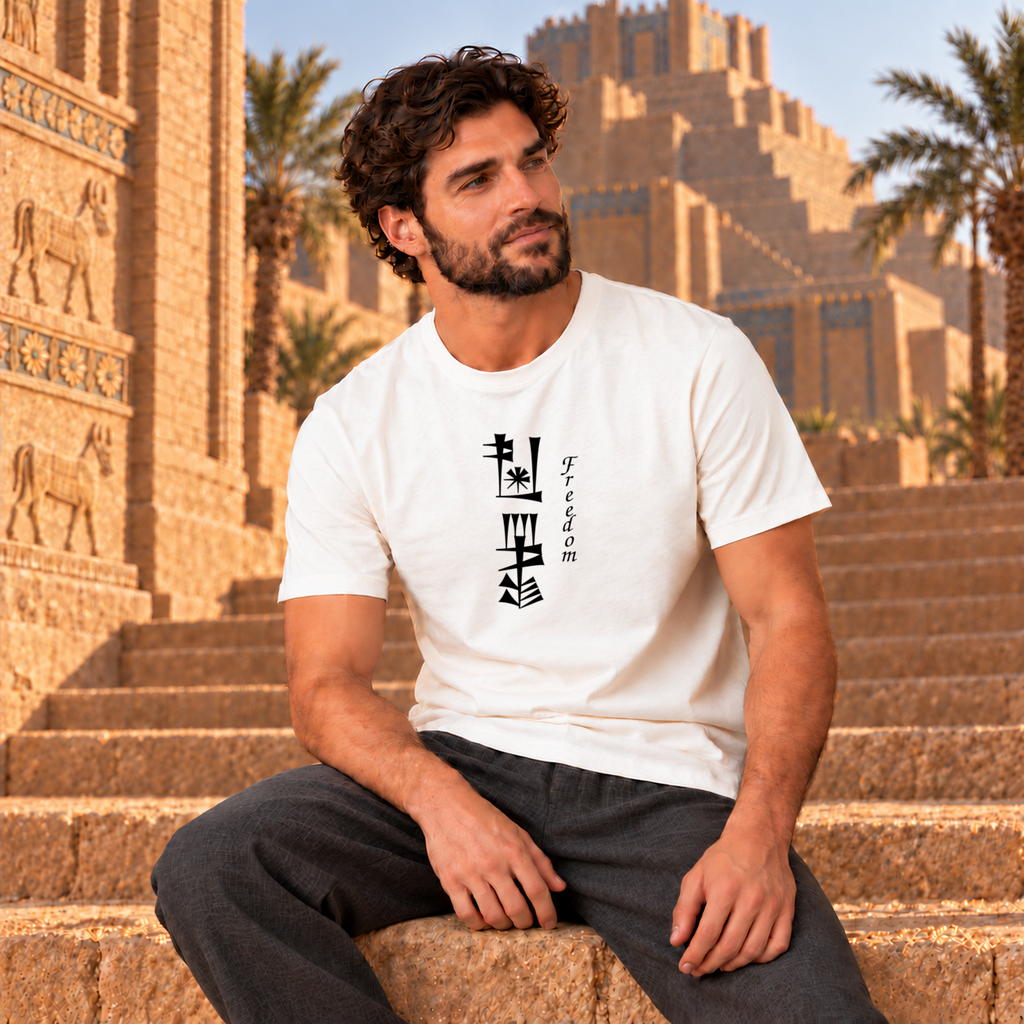 Return to Freedom – AMA-GI Cuneiform T-Shirt