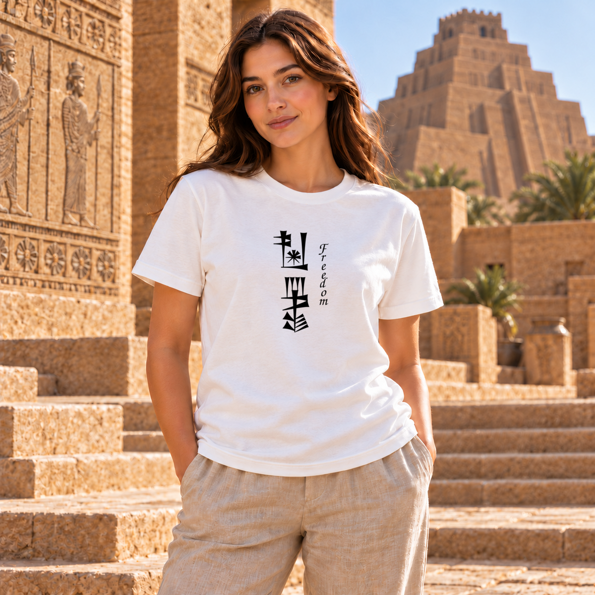 Return to Freedom – AMA-GI Cuneiform T-Shirt