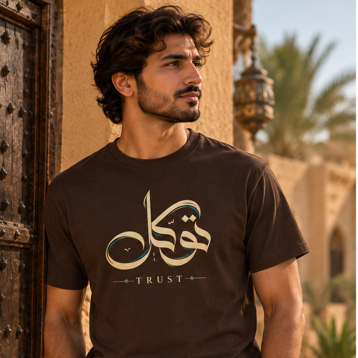 Trust in the Divine Arabic Calligraphy T-Shirt