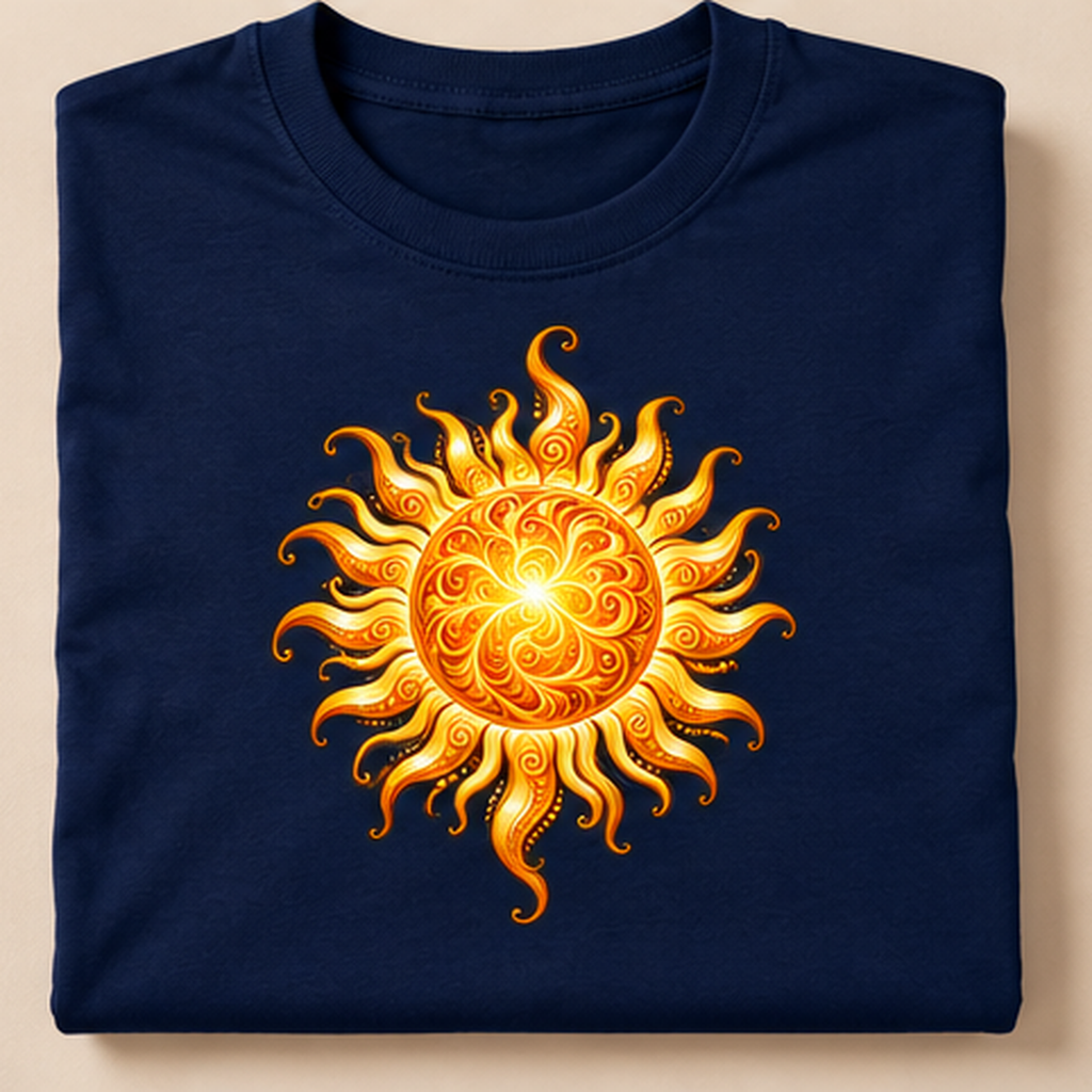 Inner Light – Sacred Sun Sufi-Inspired T-Shirt