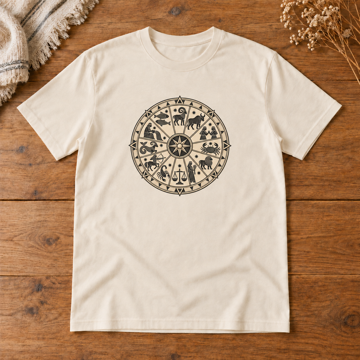 Celestial Archive – Mesopotamian Planisphere T-Shirt