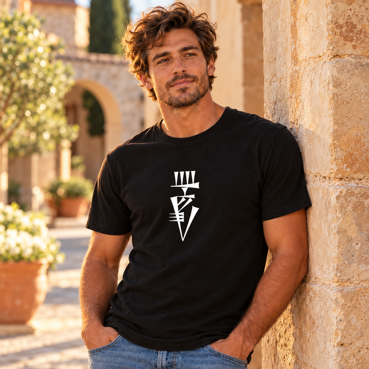 LUGAL_B – Ancient Ruler Sumerian Cuneiform T-Shirt :: Unisex classic tee