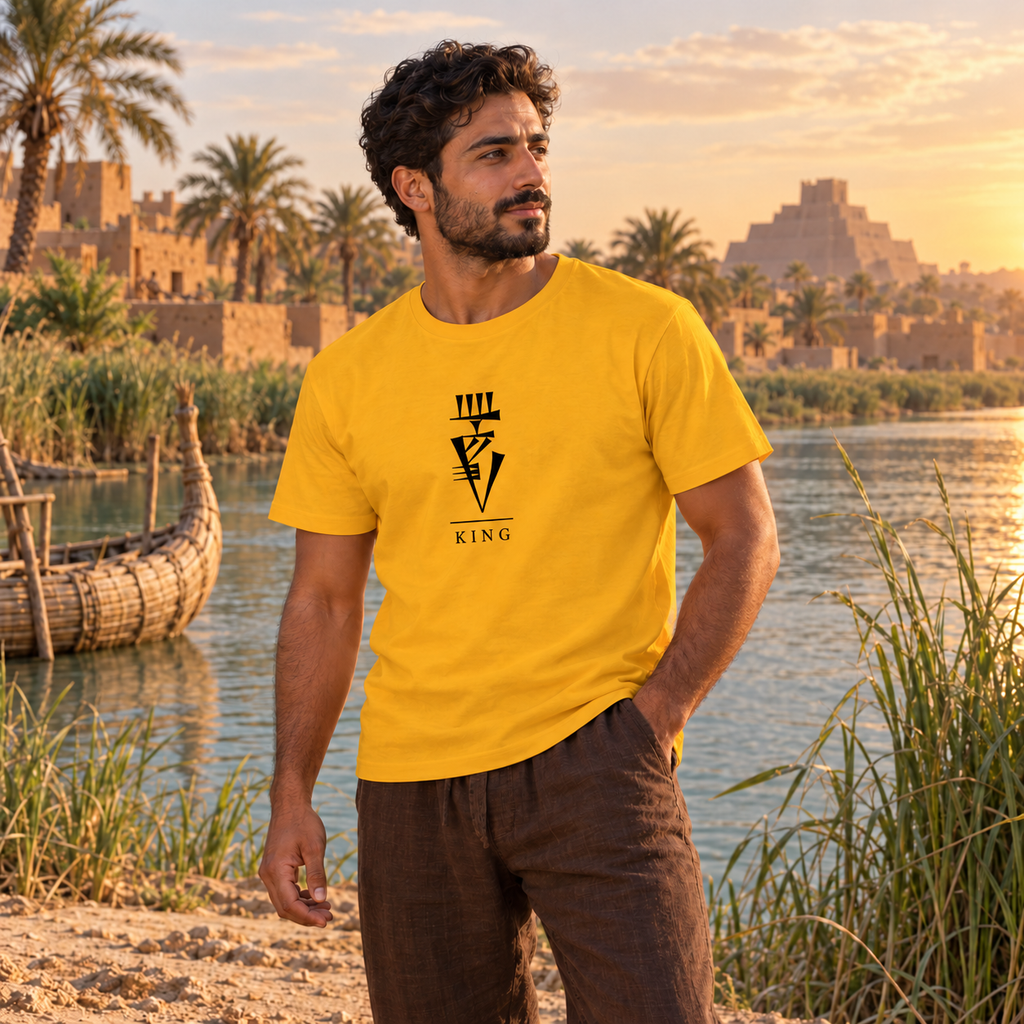 LUGAL_A – Ancient Ruler Sumerian Cuneiform T-Shirt