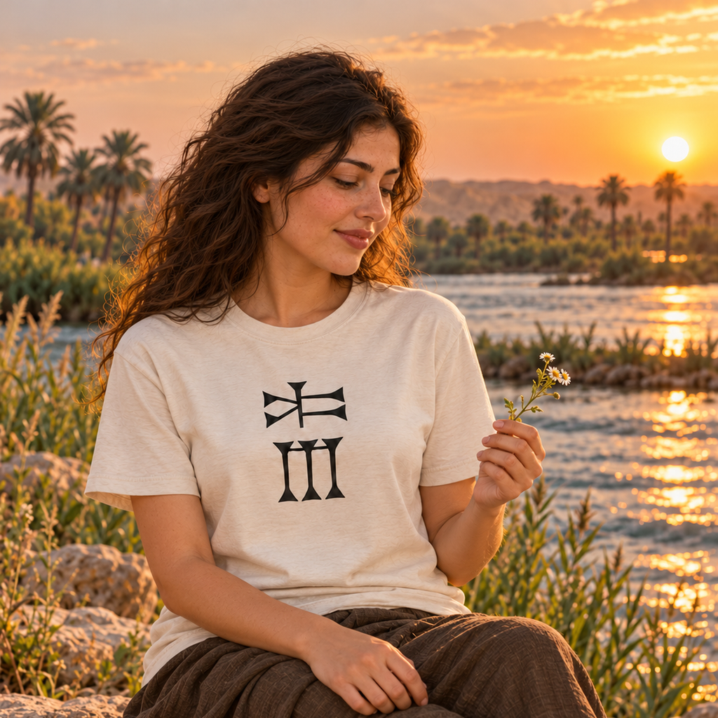 Nam-Til₃ – Sumerian Life Cuneiform T-Shirt :: Unisex classic tee